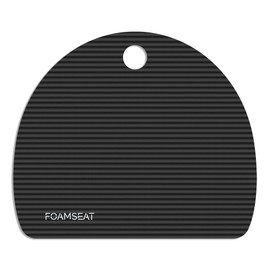 FOAMSEAT Stadium Seat Cushion, Bleacher Cushion, Portable and Waterproof Stadium Cushion, Perfect for Outdoor Events Use (15 * 13 * 1 inch, Black, 1)