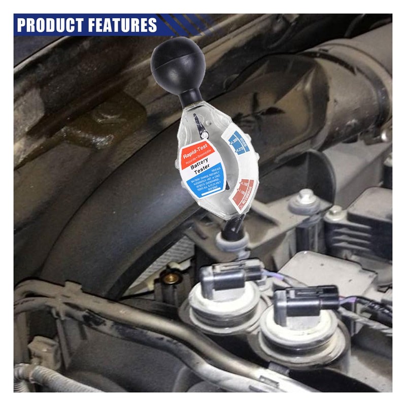 Car Battery Hydrometer Tester, Acid Quality Fast Detection Tool, Deep