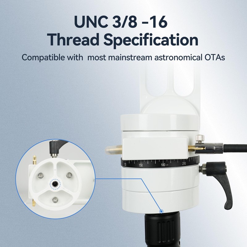 SVBONY SV225 Alt-Azimuth Mount, Adjustable Angle Alt-Azimuth Mount, Load-Bearing 10kg,
