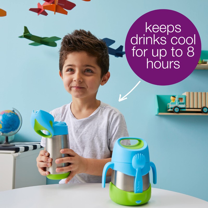 b.box Insulated Drink & Water Bottle | Stainless Steel with