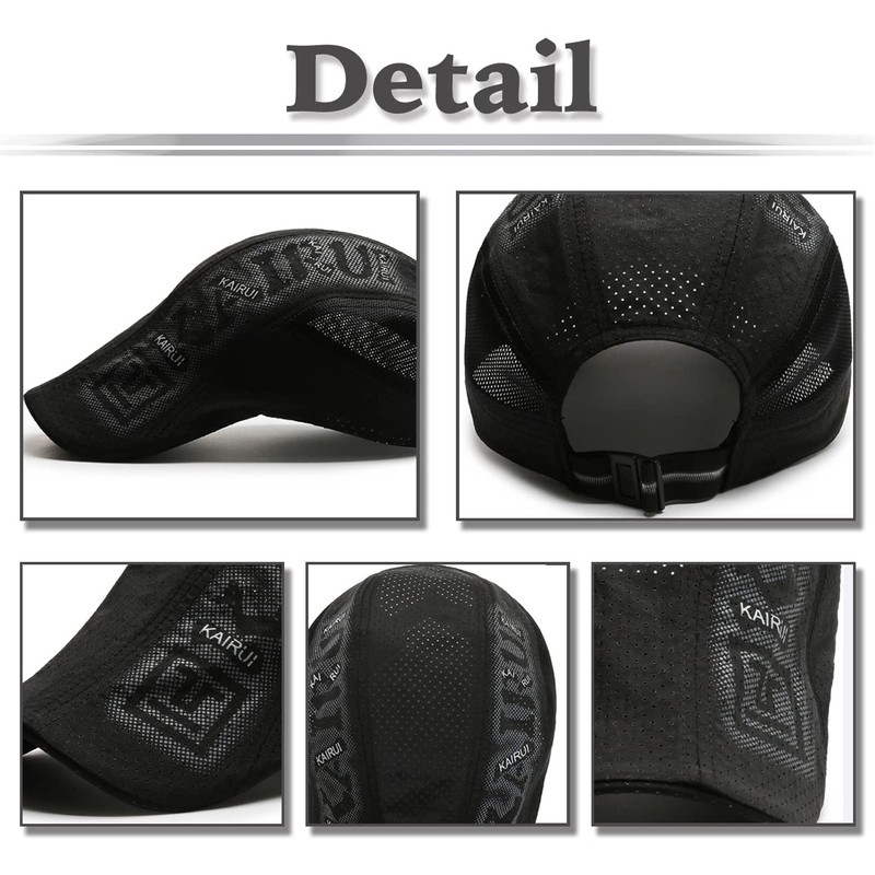 WHITE FANG CA465 Men's Mesh Hunting Hat, Sports, Running, Lightweight,