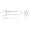 HEXATON Hex Socket Head Cap Screws - M6 x 14mm