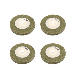 4PCS Polishing Pads Kit, Wool Buffing Wheel 10CM Polisher Tool Attachment for Furniture, Woodwork and Car (220#)