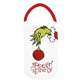Department 56 Snowpinions Dr. Seuss Feelin' Grinchy Throw Blanket, 45 by 60 Inch, Multicolor