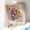 JOSON Wooden Dried Flower Photo Frame Dried Flower Display Stand
