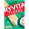 Ryvita Thins Rosemary & Sea Salt Flatbreads, 125g