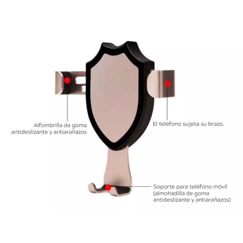 Maíz Soporte Base Celular Auto Carro Ventilacion Rejilla Aire 360