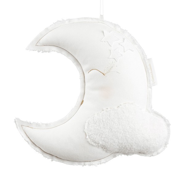 Cotton & Sweets Mobile Louis Lune Moon | White