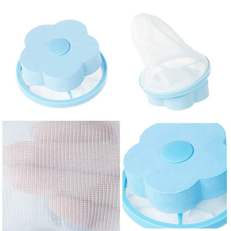 Washing Machine Filter Bag Floating Lint Hair Catcher Mesh Pouch