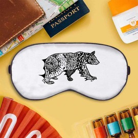 'Tribal Bear' Sleep/Travel Eye Mask (EY00001728)