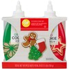 Wilton Red and Green Cookie Icing Set, 2 Count (Pack