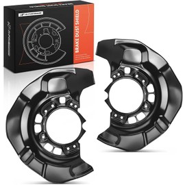 A-Premium Front Driver and Passenger Side Brake Dust Shield Compatible with Toyota Models - Camry 2002-2006, Highlander 2001-2007, 2-PC Set