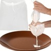 2 PcsReusable Mesh Strainer Bags, Nut Milk Bag，Cheesecloth Bags for