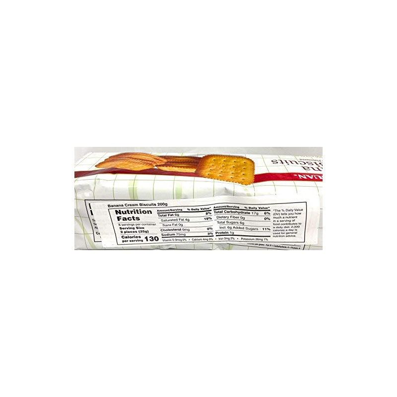 Banana Cream Biscuits - 7.05oz (Pack of 1)