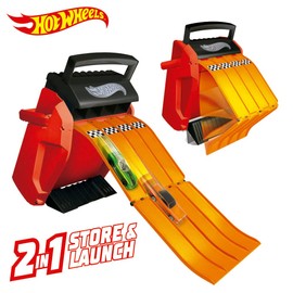 2w1 Walizka + Tory Hot Wheels Garaz