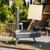 Mimiuo Outdoor Pizza Oven 12" Pellet Pizza Oven with Square
