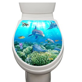 Adesivo per sedile del WC, autoadesivo, impermeabile, in PVC