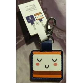 ALDI Quarter Slot Smore Shaped Key Fob Chain Ring Tag Holder NEW