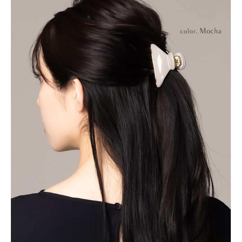 JewelVOX Hair Clip Hair Claw Enamel Acrylic Material Simple Hair