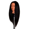 Bellrino 24" Cosmetology Mannequin Manikin Training Head with Human Hair