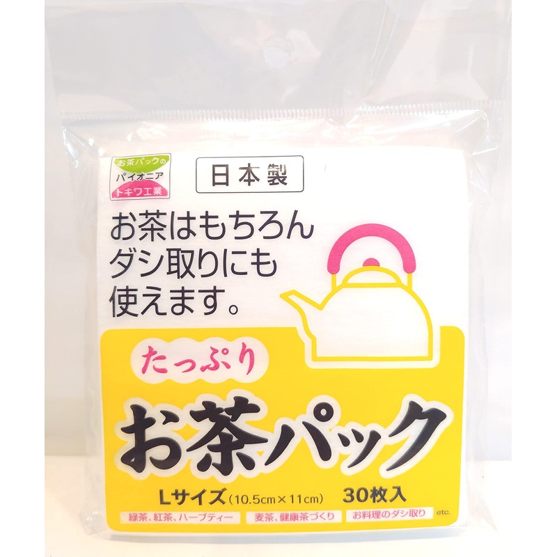 Tokiwa Industries Plenty of Tea Packs, Dashi Pack, Large, 30