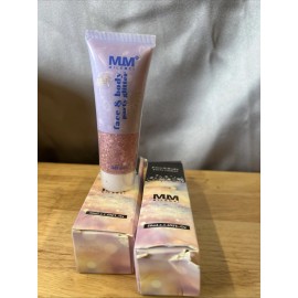 MM milemei Body Glitter Face Glitter Gel: Singer Concerts Disco Festival Rave (2 pack)