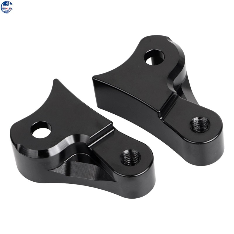 Unbranded Black 1 inch Lowering Blocks Kit For Harley Touring