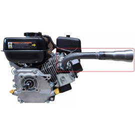 AR 3 Stage Exhaust for Predator 6.6 HP 224cc Max Performance, Go Kart & mini bikes