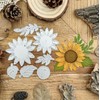 Layer Sunflower Leaves Branches Metal Die Cuts,Spring Flower Leaf Cutting