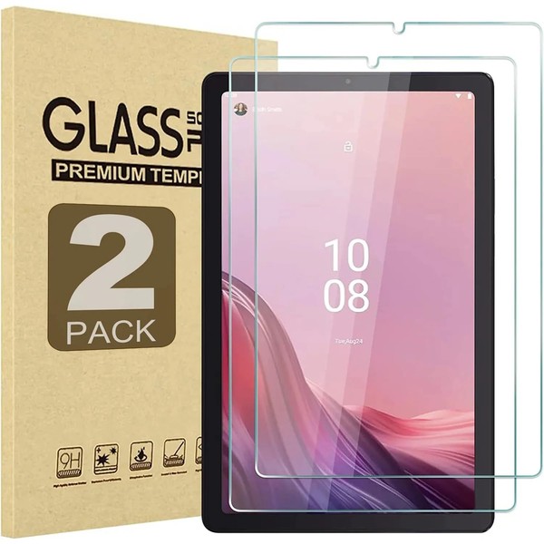 zukof 2 pcs Glass screen Protectors for Nook 9" Lenovo