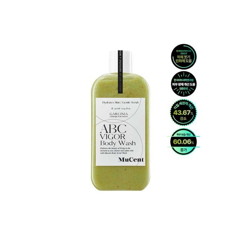 Mucent ABC Vigor Body Wash Fresh Lime 300ml - Mucent