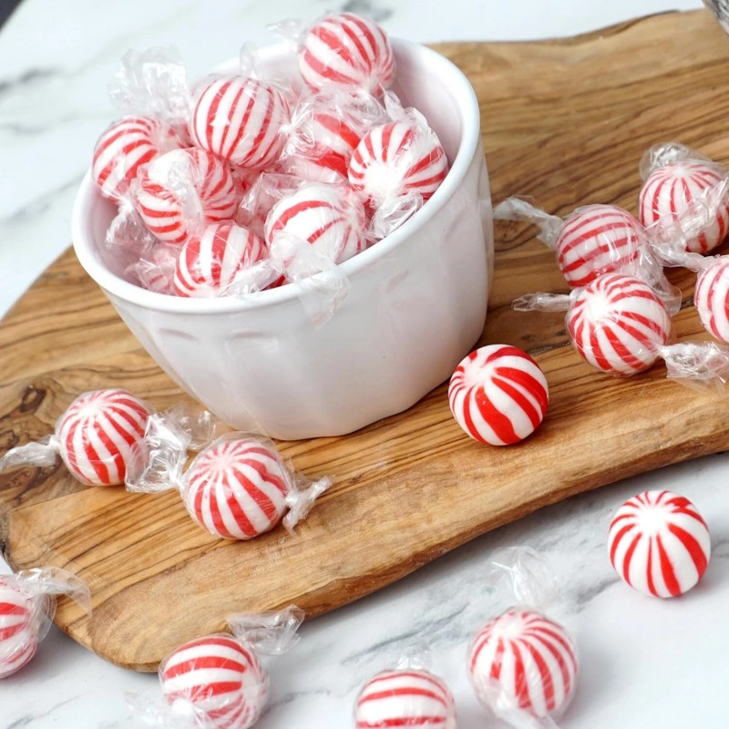 Colombina Jumbo Original Peppermint Mint Balls, Bulk Hard Candy (5