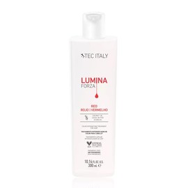 TEC ITALY Lumina Forza Tratamiento Intensificador de Color Rojo 300 ml – Matizador Rojo Profesional para Cabello Teñido – Revitaliza Intensifica y Neutraliza Tonos – Tecnología ILumina para Colores Vibrantes