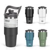 TYESO Tumbler with Straw, 600ml Coffee Thermos, Vacuum Insulated, Double