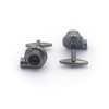 3D Gun Black Mini Turbo Cufflinks