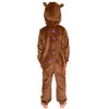 Gruffalo Gruffalo Onesie | Boys Brown Hooded Onesie With 3D