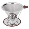 Reusable Coffee Dripper Stainless Steel Silicone Reusable Coffee Filter with