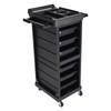 Rolling Trolley Cart Beauty Barber Carts Hair Salon Storage Cabinet