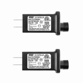 J-ZMQER 30V 0.2A LED Transformer Model JT-EL/FC300V0200-C Class 2 Power Supply IP44 LED Light Controller Low Voltage Transformer for Christmas String Light Inflatable Decorations (30V6W 2PCS)