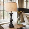 BOBOMOMO 27" Farmhouse Table Lamp Set of 2 with USB