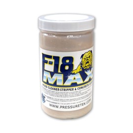 PressureTek F-18 MAX: Wood Sealer Stripper and Concrete Cleaner (1)