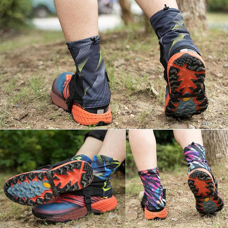 Uniqox Gaiter for Climbing, Waterproof, Breathable, Adjustable, Lightweight, Short Gaiter,