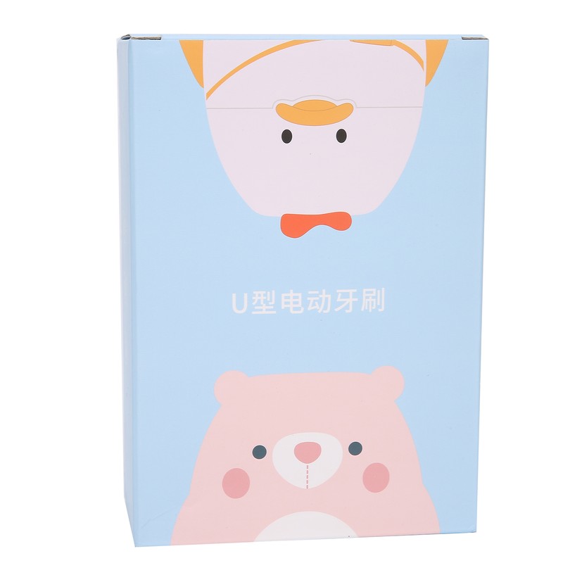 U Shaped Baby Electric Toothbrush Automatic Rechargable Silicone Toothbrush for