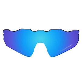 OOWLIT Replacement Lenses Compatible with Oakley Radar EV Pitch OO9211 Sunglass Ice Polarized