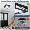 Vloitgol Modern LED Ceiling Light Fixture, 6000K Square LED Flush