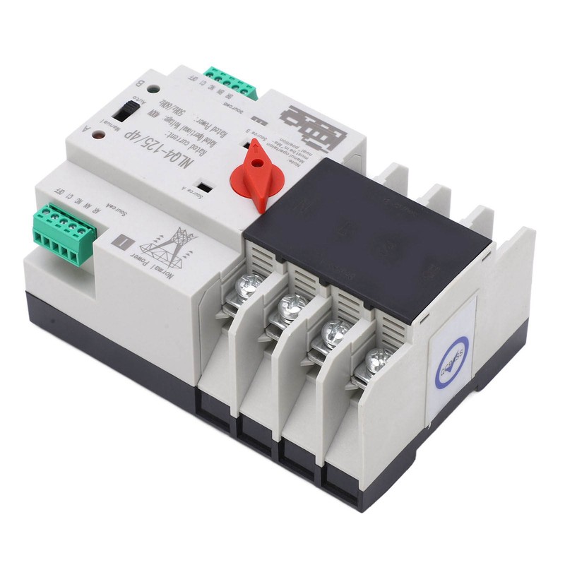 4P Dual Power Automatic Transfer Switch High Temperature Resistant Double