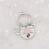 CENWA NICU Nurse Keychain Gifts Midwife Jewelry Baby Footprints Stethoscope