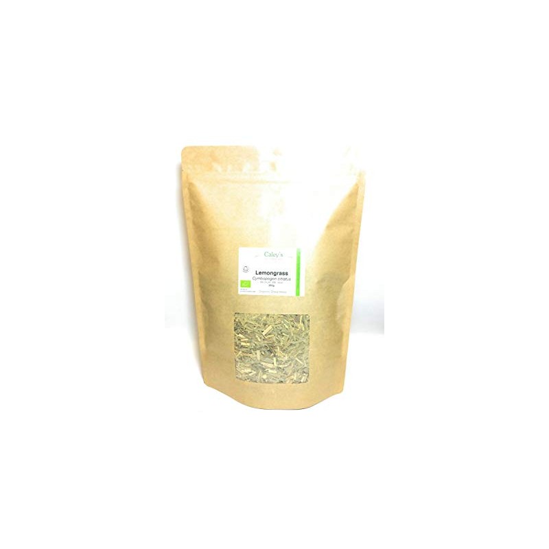 Organic Lemongrass Dried Herb (Cymbopogon citratus) (250g)