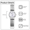 Silverora Women's Watches, Elastic Silver: Exquisite Small Analogue Quartz Women's