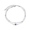 POPLYKE Evil Eye Bracelet for Women 925 Sterling Silver Evil